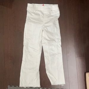 Spanx Crop Flare Jeans Size Medium White
